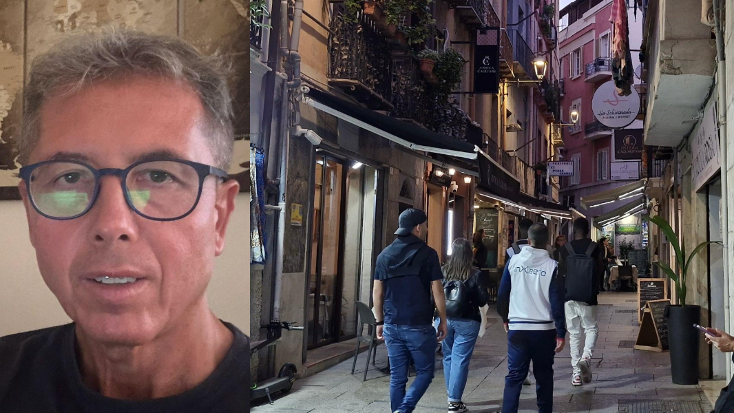 
	Lo psicologo Luca Pisano e la via del quartiere Marina teatro dell'episodio di violenza

