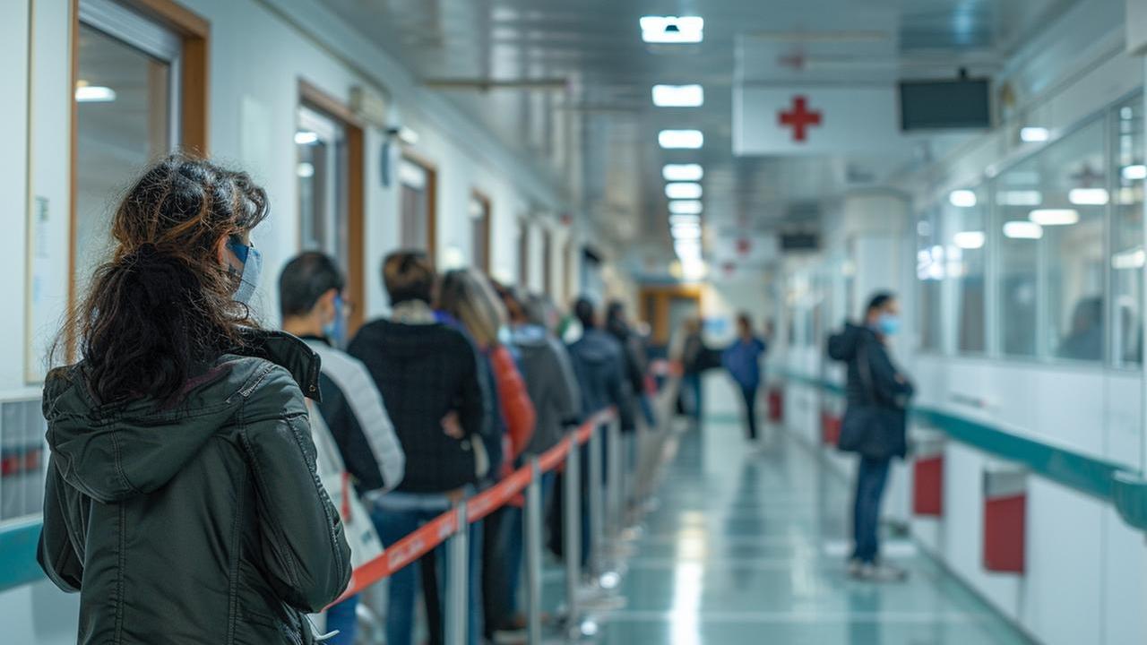 Attesa in ospedale (foto d'archivio)