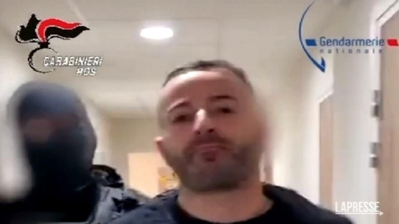 Il boss Marco Raduano dopo l'arresto in Corsica