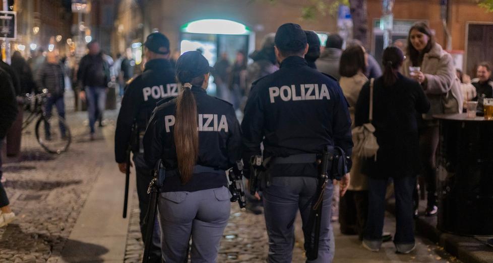 
	I controlli della polizia in centro

