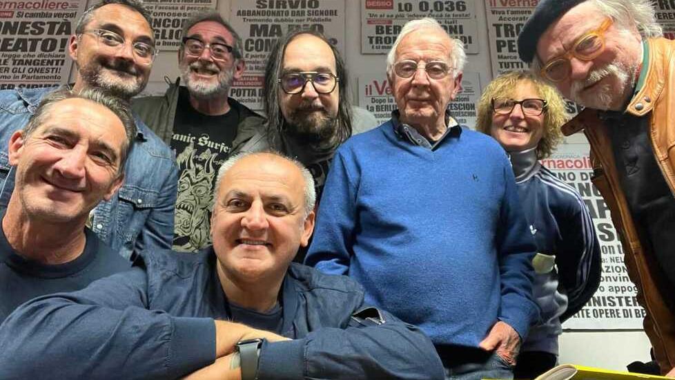 La riunione di redazione al Vernacoliere