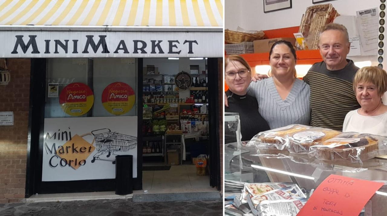 
	Il Minimarket Corlo e lo staff

