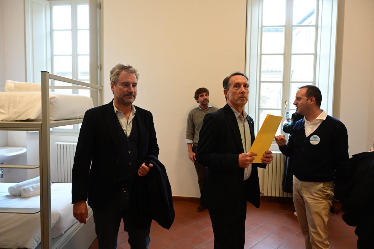 
	Il sindaco Mario Pardini e l'assessore Remo Santini

