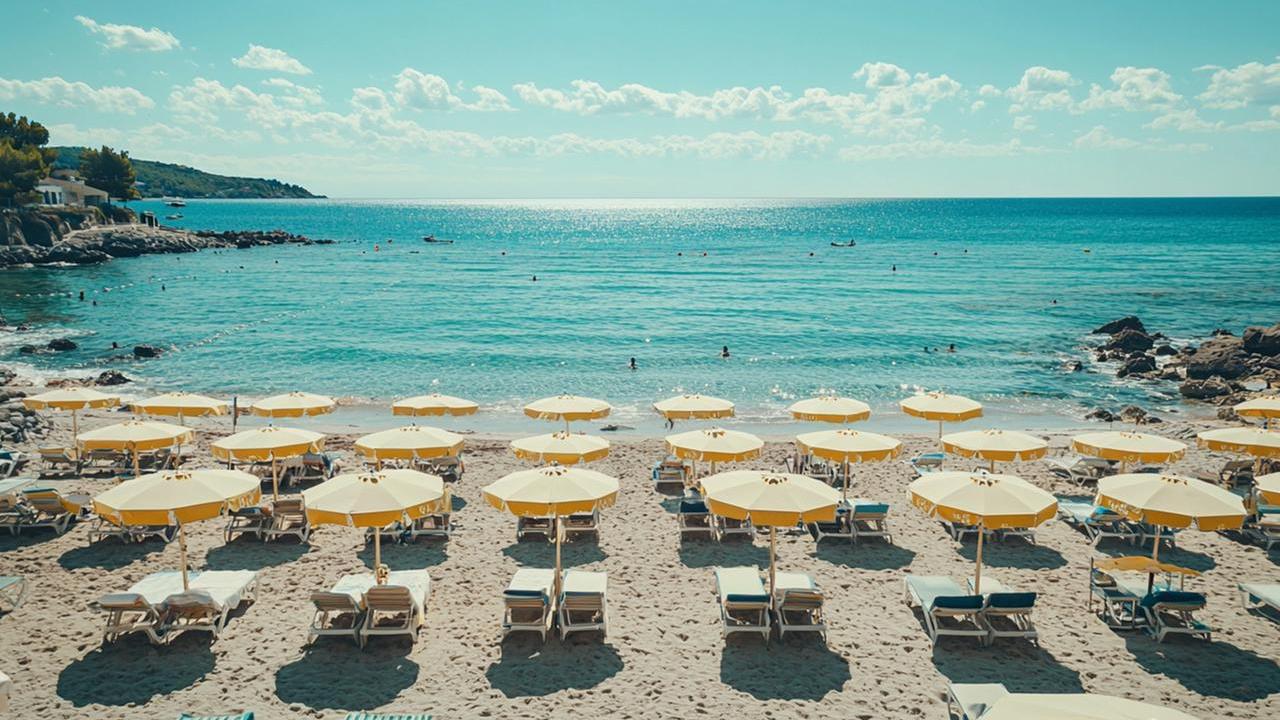 Uno stabilimento balneare (foto d'archivio)