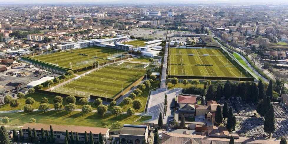 
	Il render del Pisa Training Centre

