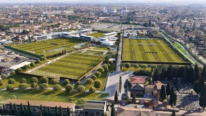 Il render del Pisa Training Centre