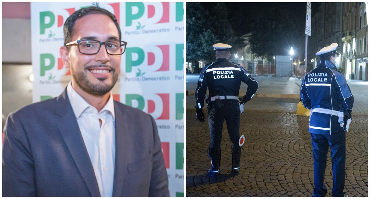 A sinistra il consigliere Pd Alberto Bignardi