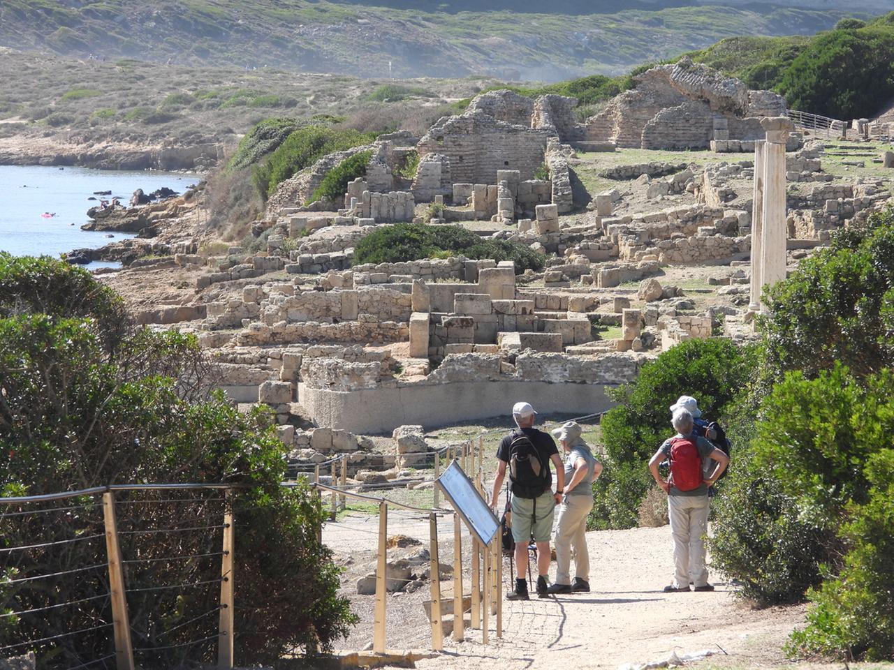 Tharros le rovine dell'area archeologica