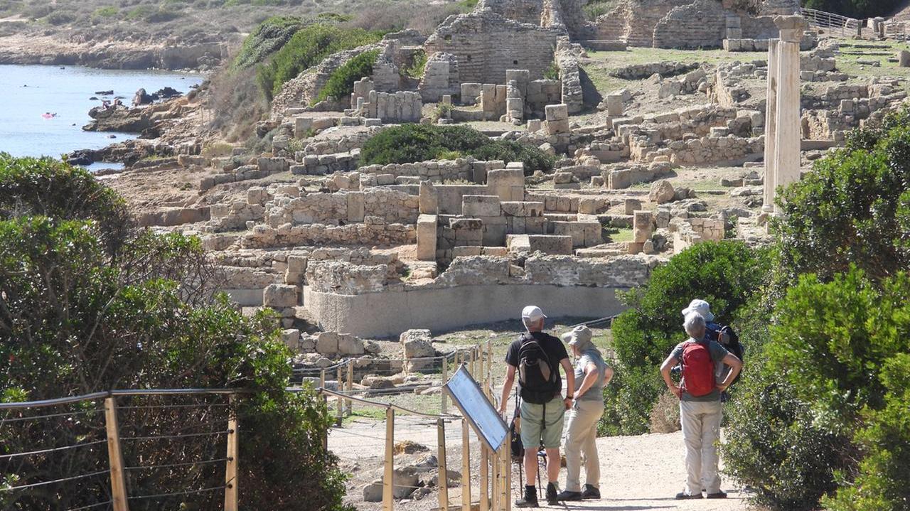 Tharros le rovine dell'area archeologica