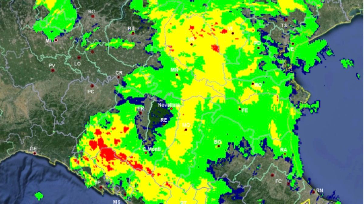 La tempesta Benjamin colpisce anche Reggio Emilia: ecco cosa ci aspetta