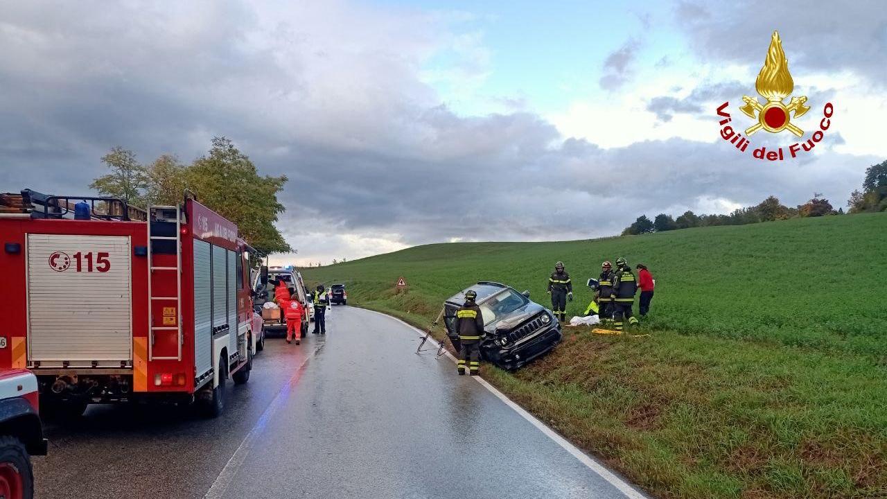 L'incidente a Pavullo sul Carrai
