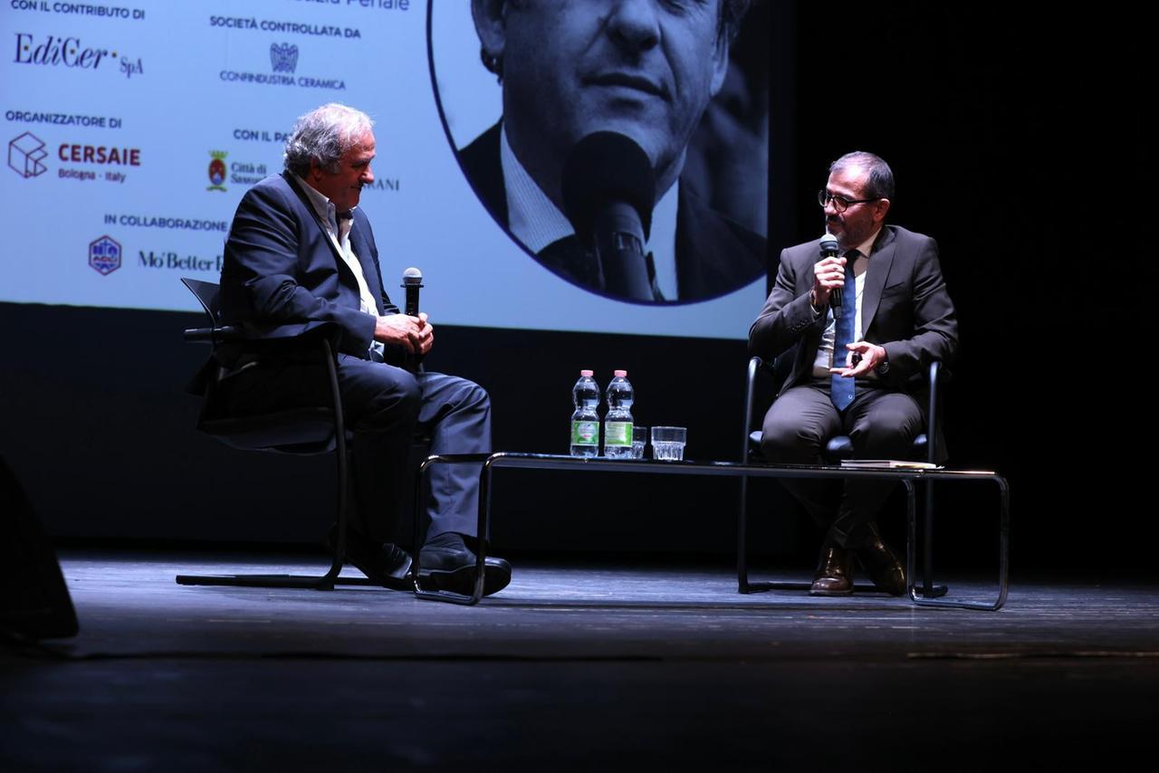 Michel Platini intervistato da Alvaro Moretti