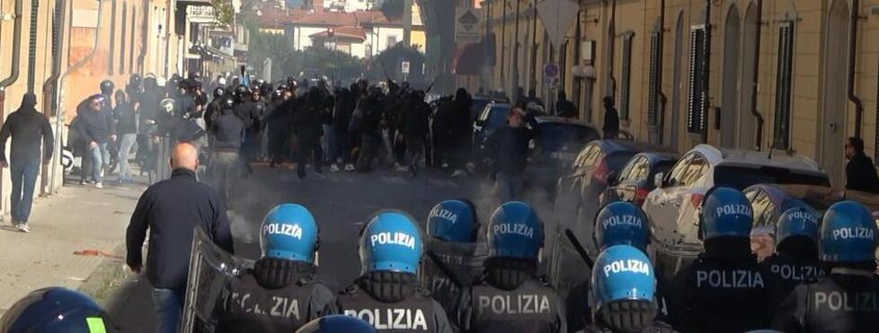 
	Pisa, gli scontri in via Piave

