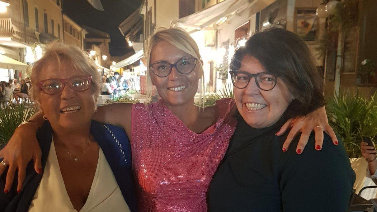 Da destra Francesca Lopez Spajani, Elena Nappi e Mattea Sucameli
