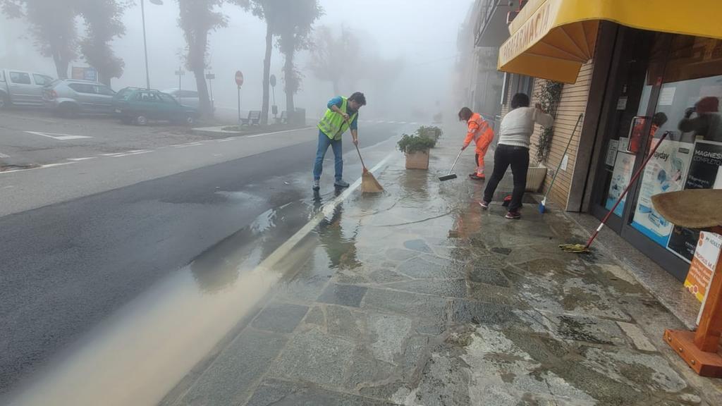Via Roma allagata
