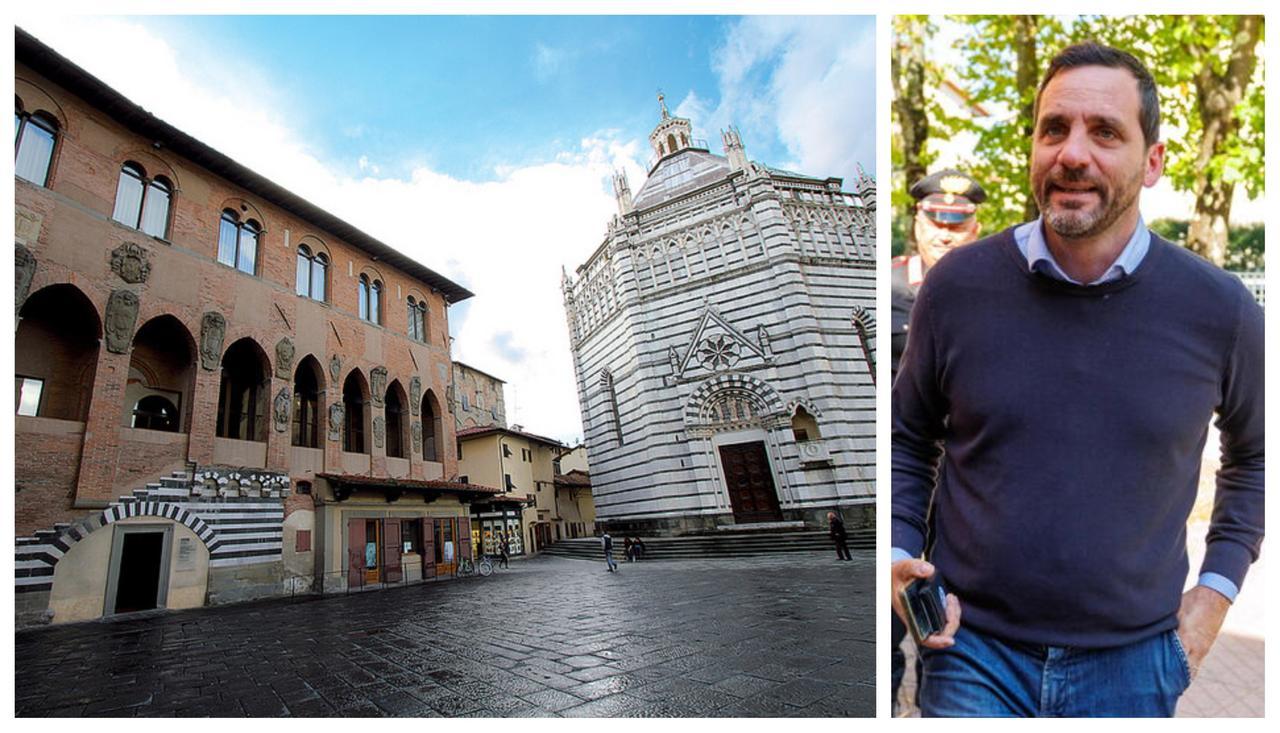 
	Uno scorcio di Pistoia e il sindaco Tomasi

