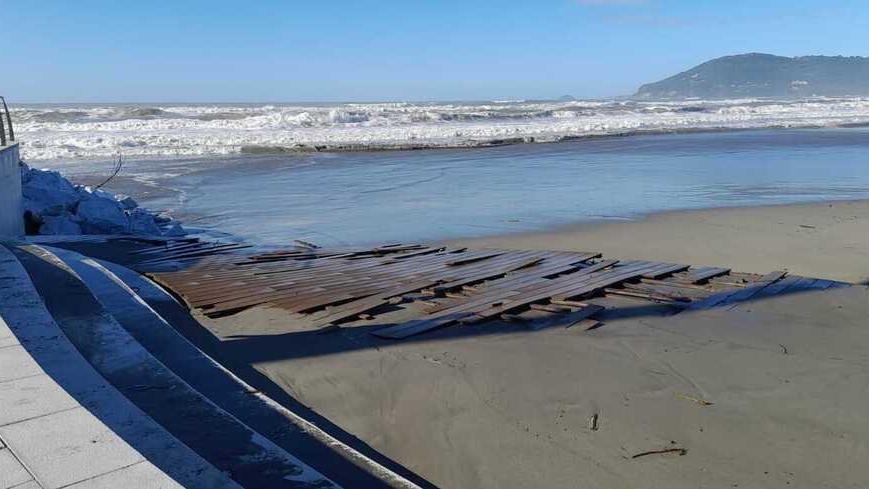 La pedana in legno