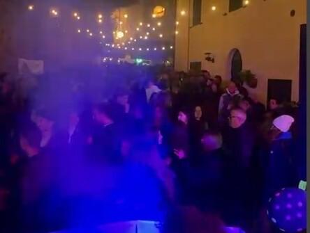 
	Un momento della festa dell&rsquo;olio che ha animato il paese di Batignano


