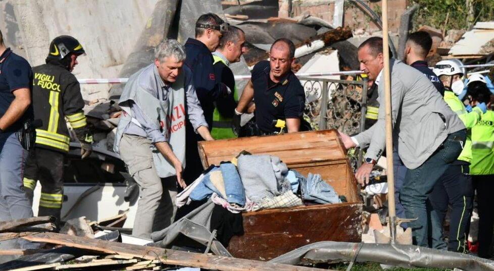 
	La devastazione dopo l&rsquo;esplosione che provoc&ograve; tre morti

