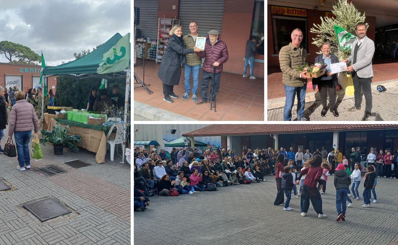 Livorno, Domenico nonno degli agricoltori e Livia regina dell’Olio Novo premiati alla festa dell’olio della Leccia