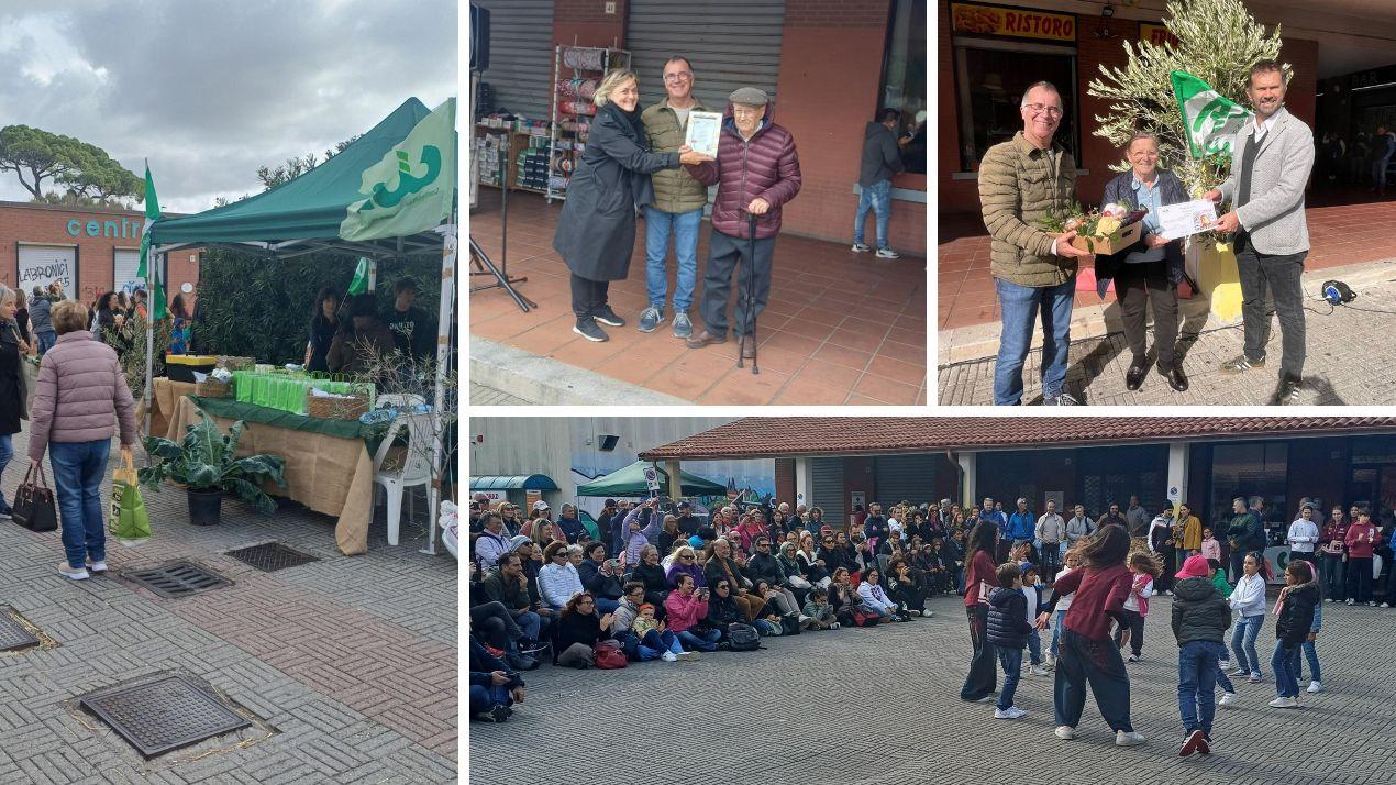 Livorno, Domenico nonno degli agricoltori e Livia regina dell’Olio Novo premiati alla festa dell’olio della Leccia