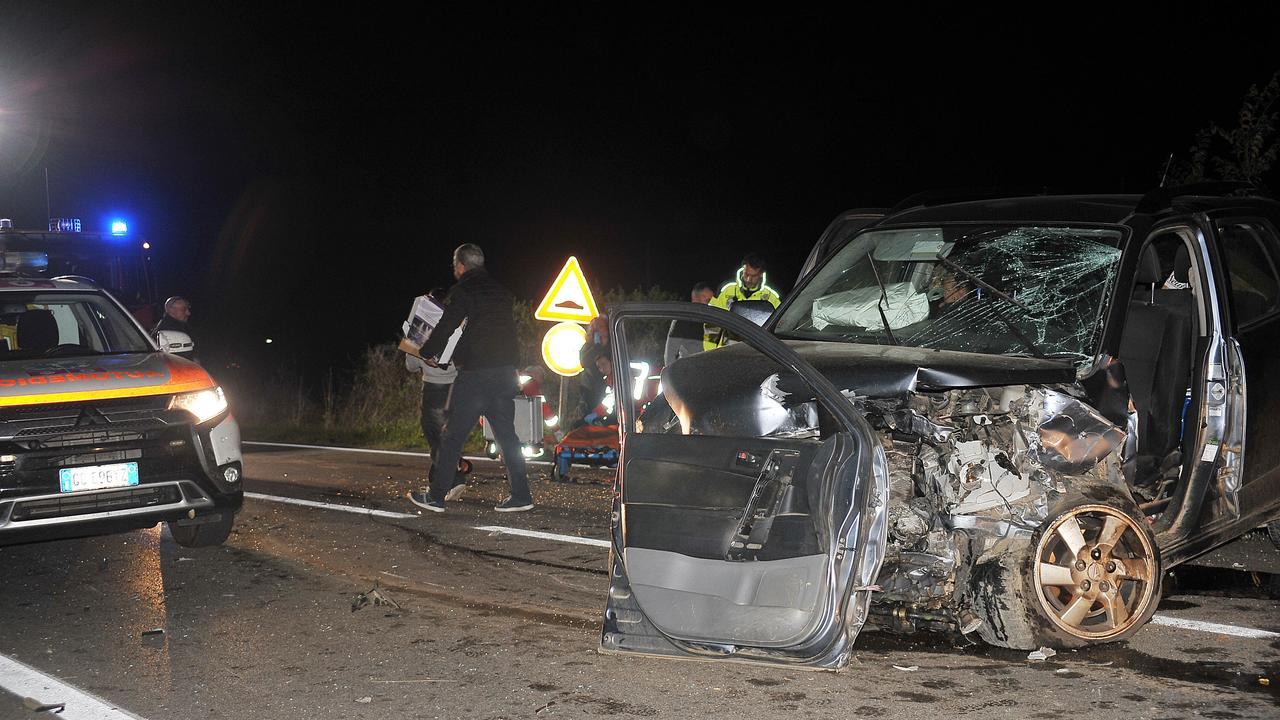 L'incidente (foto Grassi)