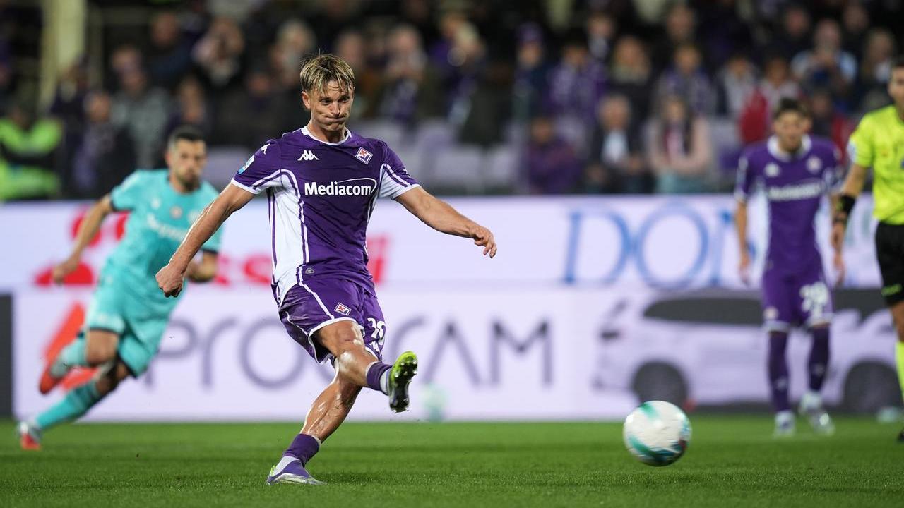 Il primo rigore della Fiorentina