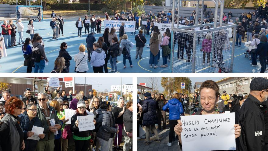 In 350 scendono in piazza per chiedere più sicurezza: «Siamo mossi dalla paura»