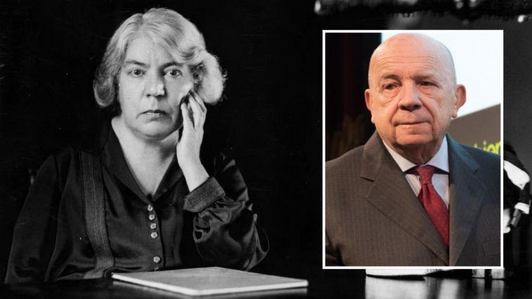 Grazia Deledda e (nel riquadro) Gustavo Zagrebelsky