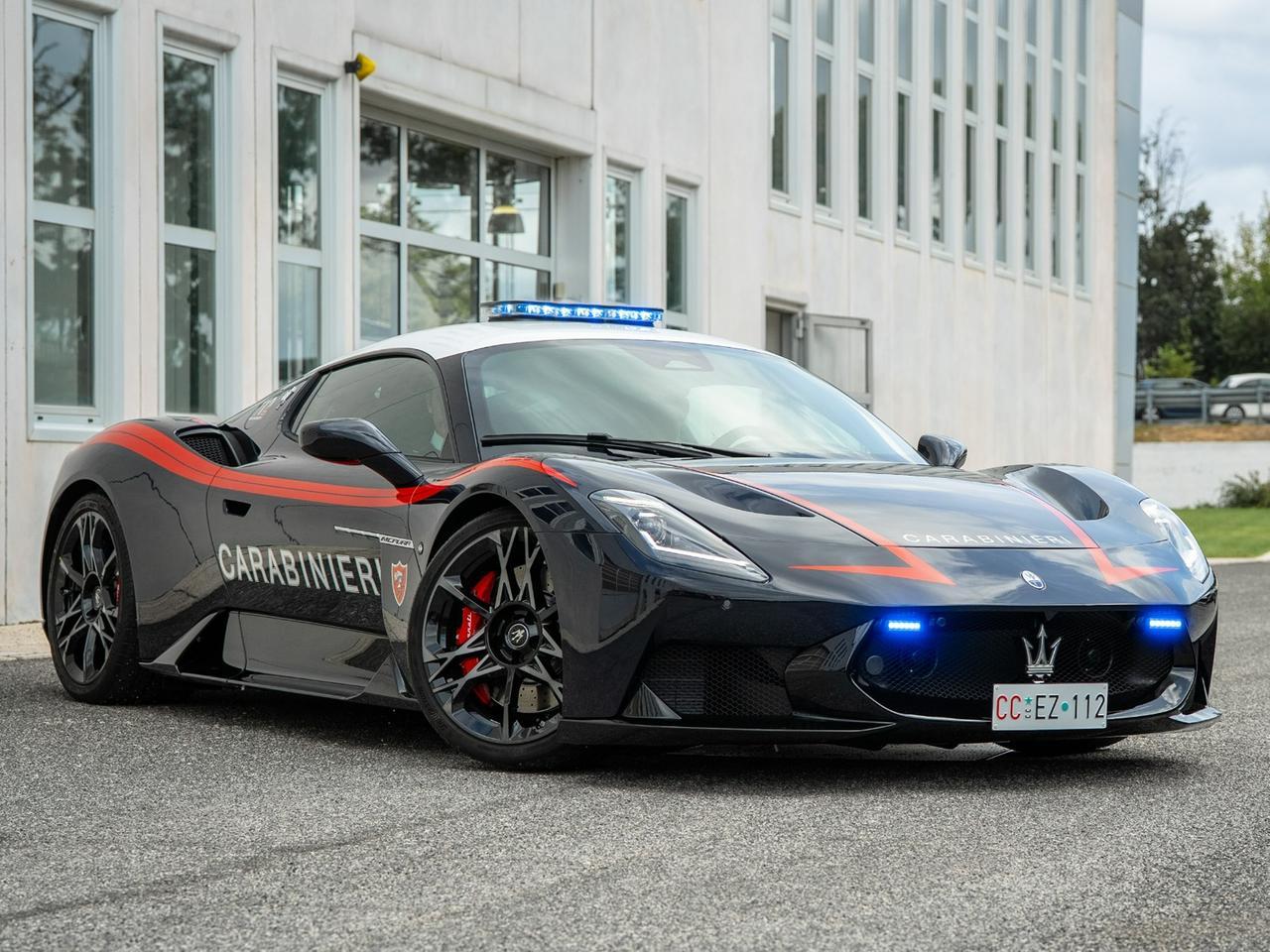 
	La Maserati MCPura dei carabinieri (foto Maserati)

