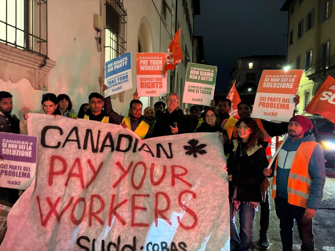 
	La protesta del Sudd Cobas in Borgo Pinti


