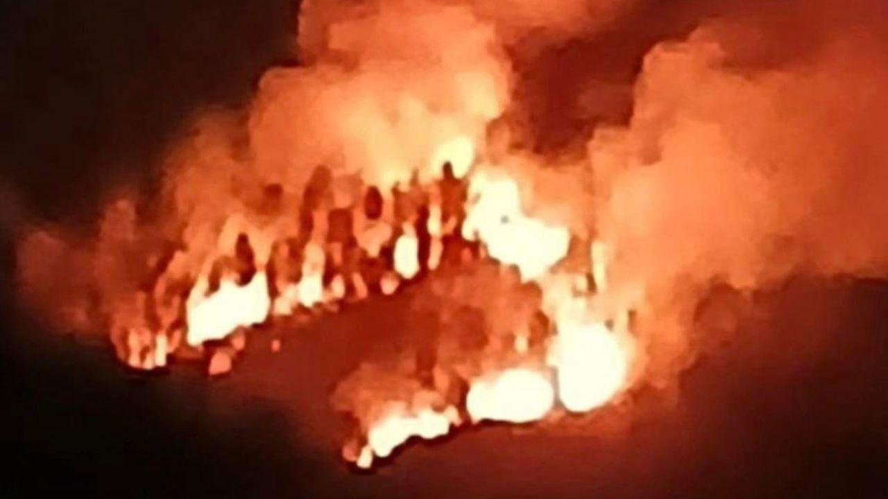 
	Incendio a Seggiano: brucia un'area boschiva (foto Facebook / Eugenio Giani)

