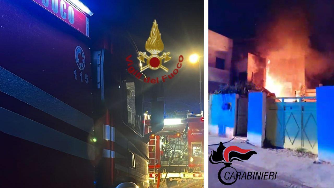 Rogo in un’abitazione, coppia viva per miracolo