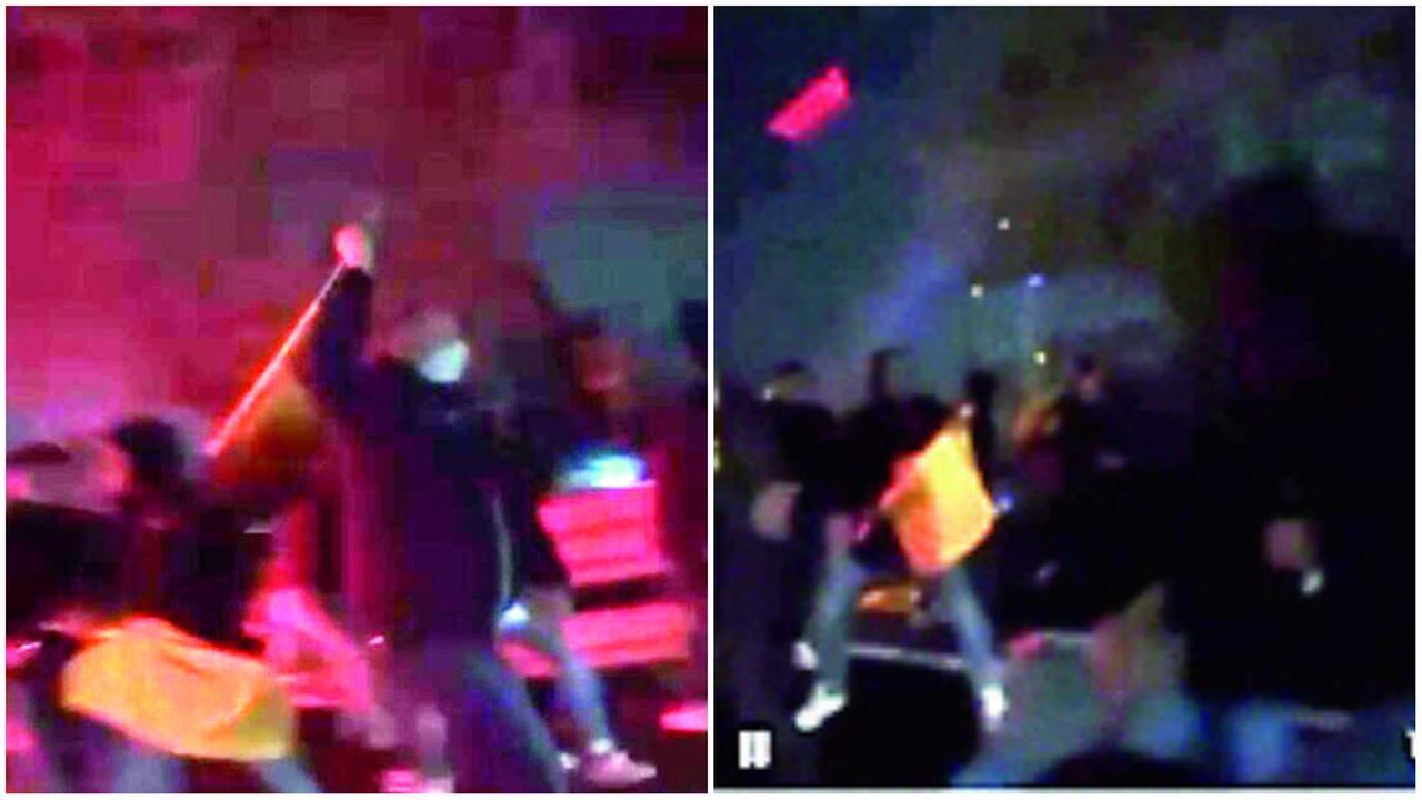 
	Gli scontri ripresi in un video

