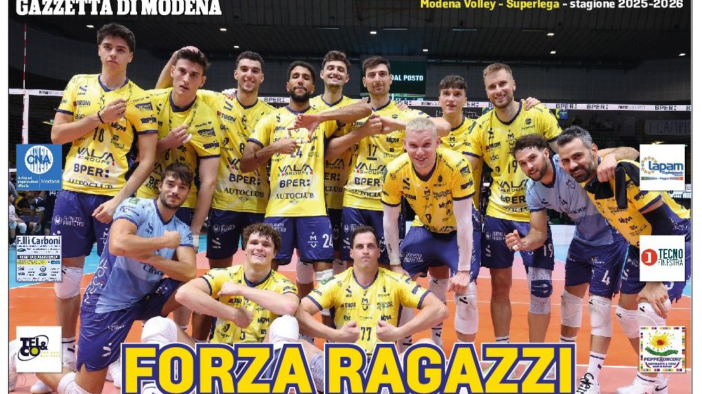 Il poster di Modena Volley in regalo