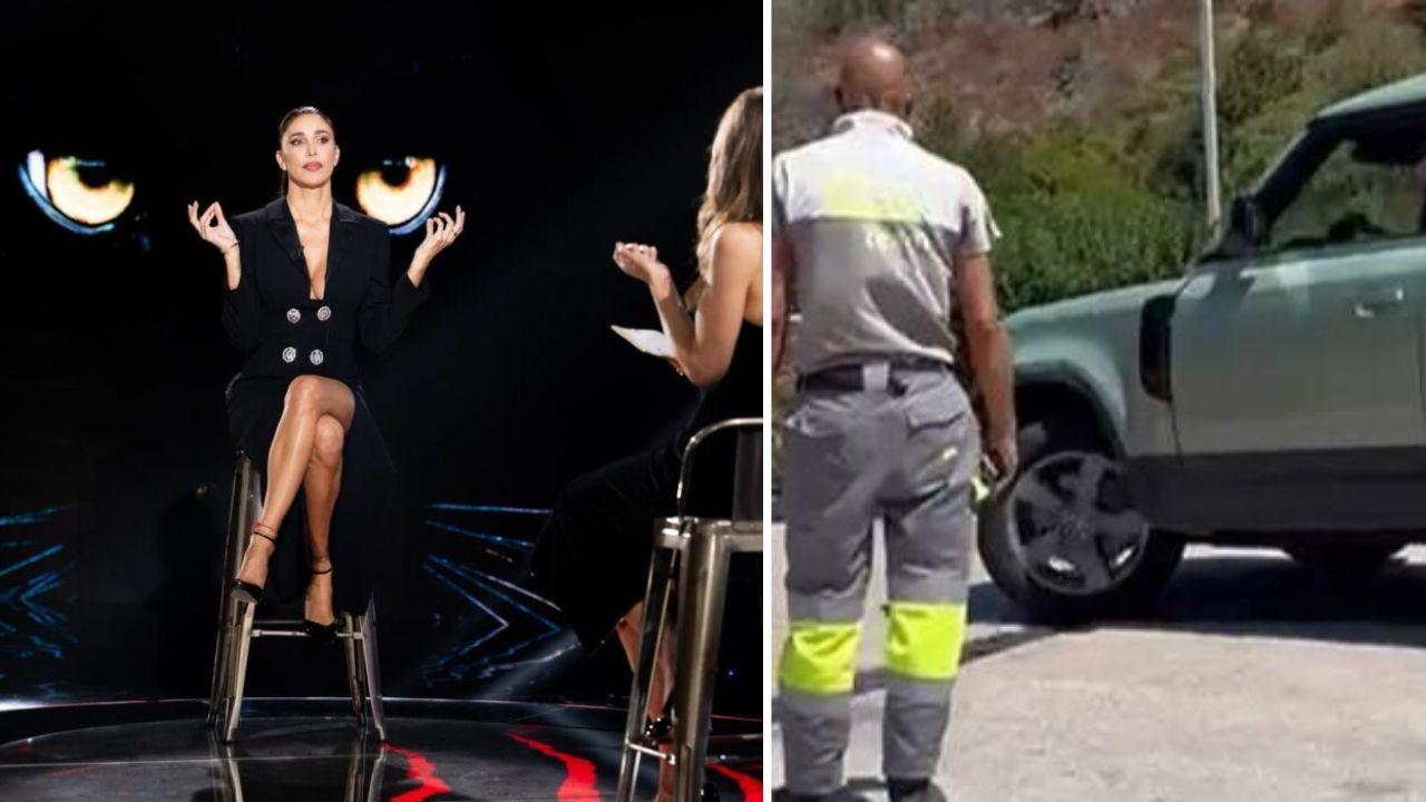 Belen Rodriguez a Belve: «La lite col benzinaio? È un grandissimo maleducato, tutti litigano con lui»