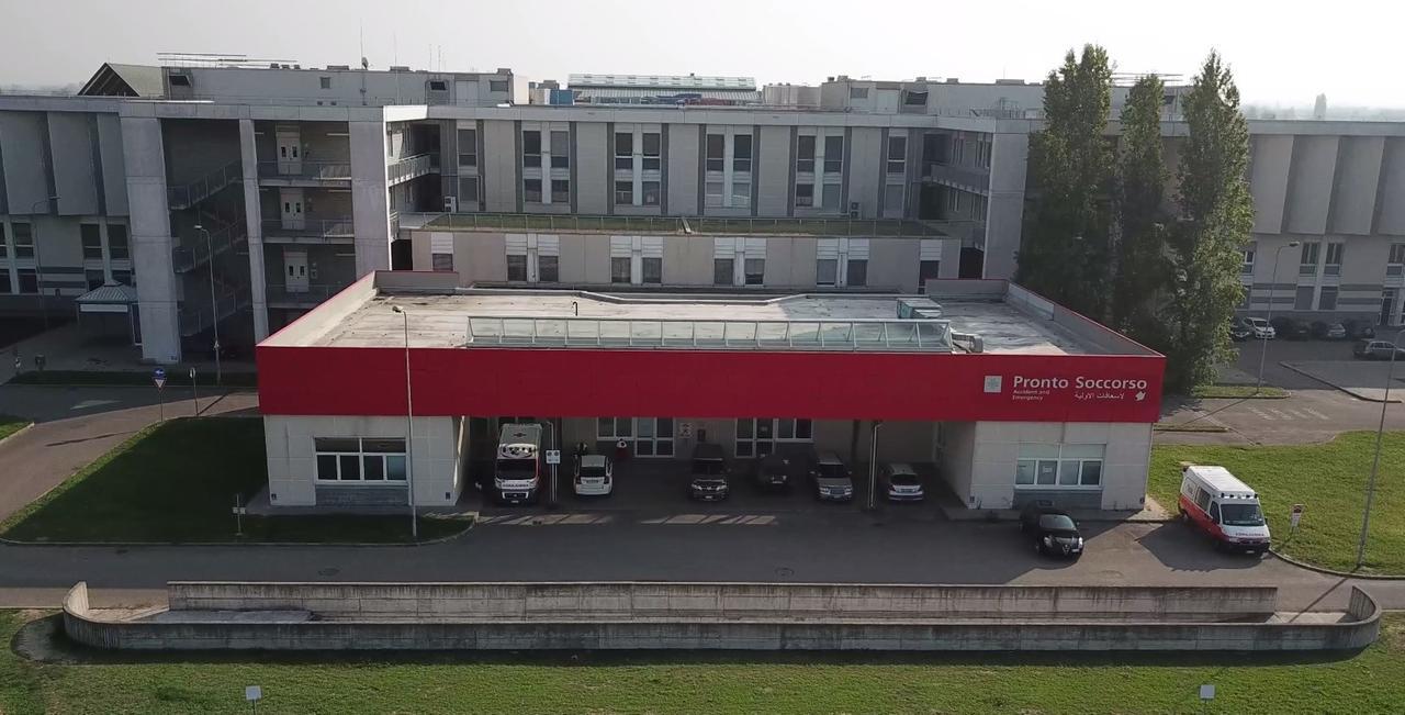 Padre e figlio sono stati portati in ospedale a Baggiovara