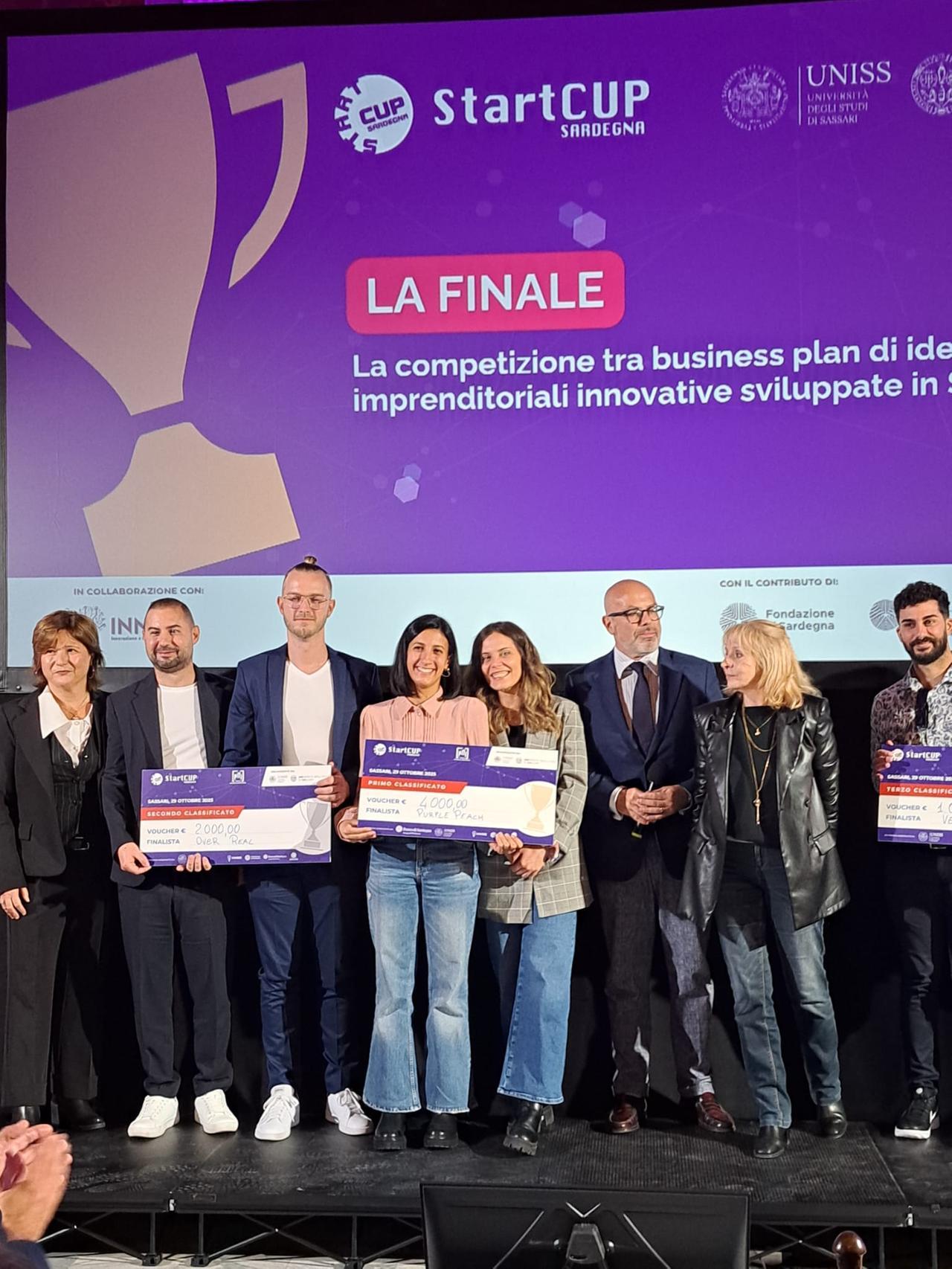 Purple Peach vince la Start Cup Sardegna 2025