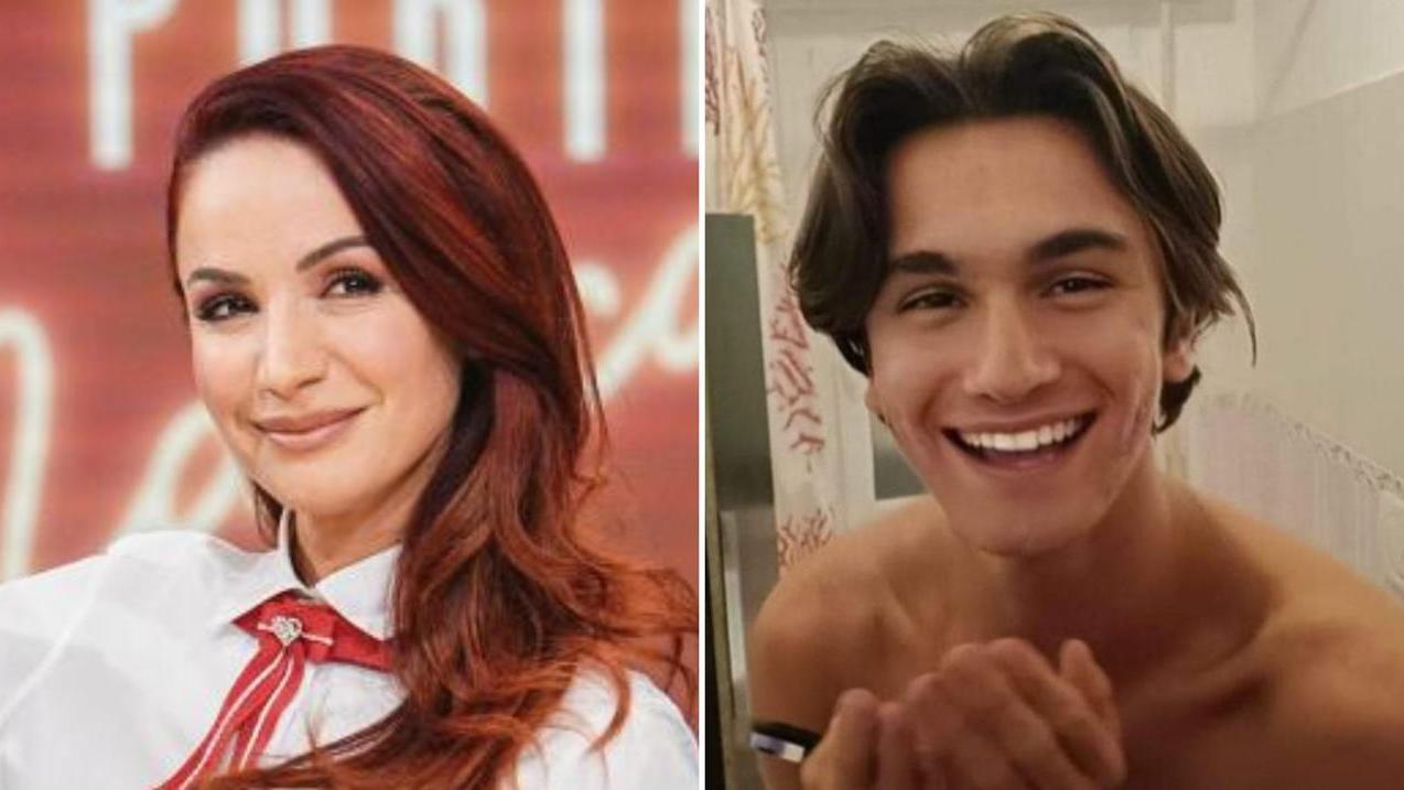 Andrea Delogu e il fratello Evan