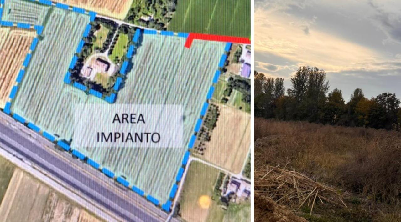 
	L'area dell'impianto agrivoltaico

