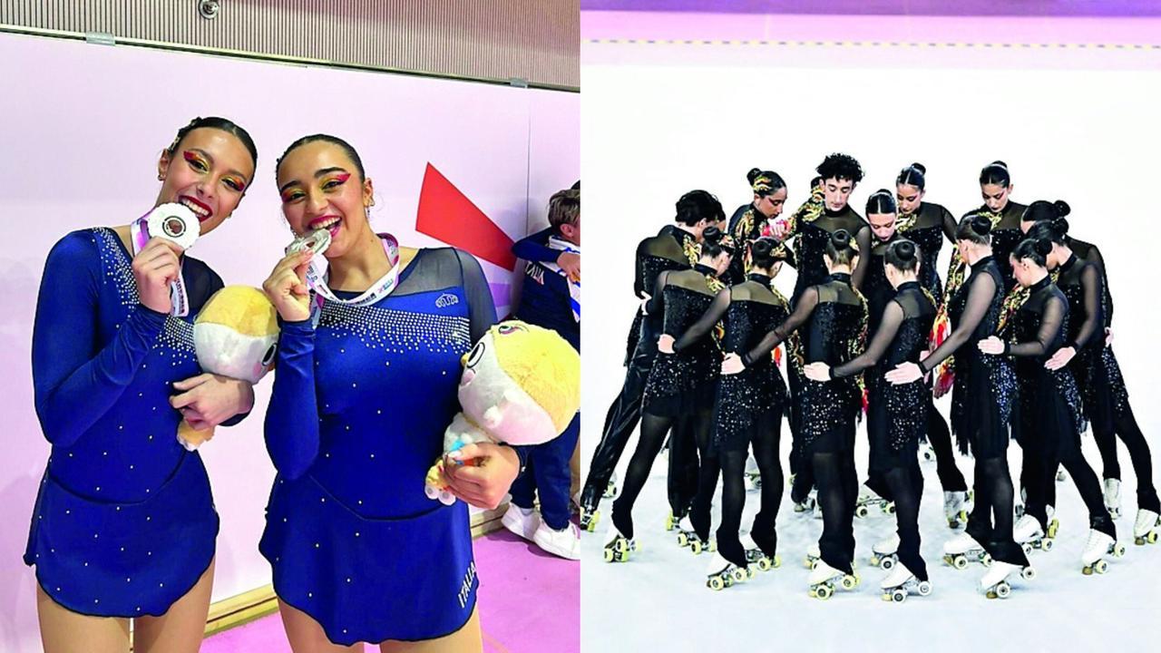 A sinistra Ludovica Riccardo e Nicole Amendola