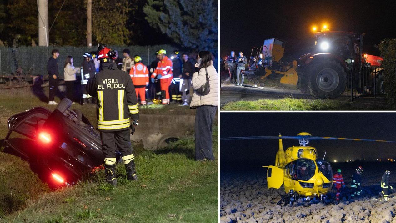 L'incidente a Sorbara (foto di Luigi Esposito)