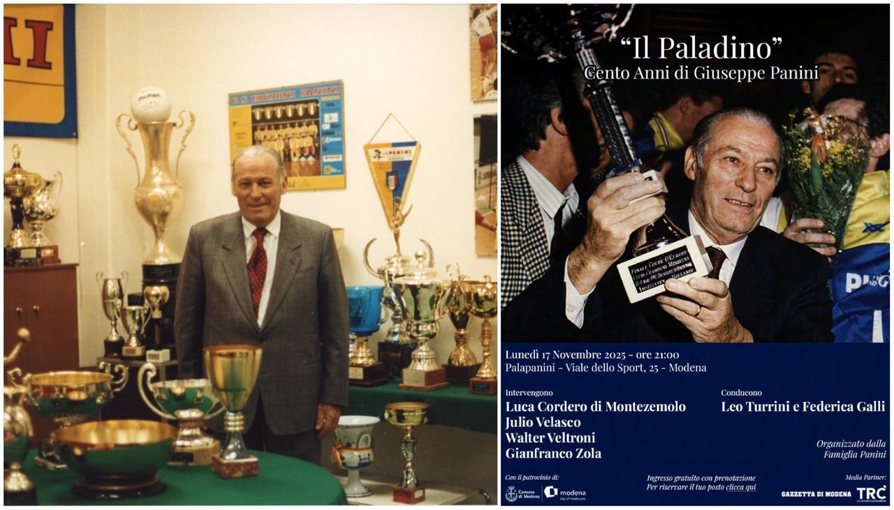 I cento anni di Giuseppe Panini: un evento al PalaPanini per celebrare il “Re delle figurine”