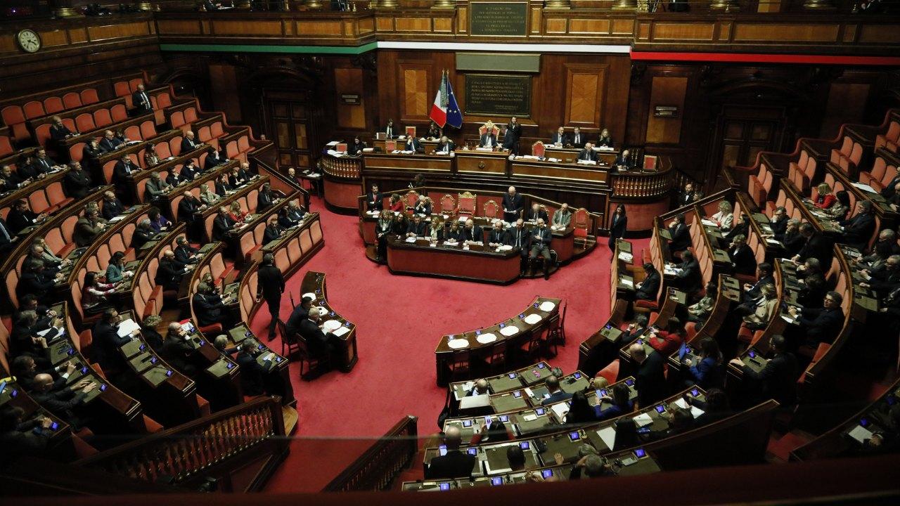 
	L'aula del Senato

