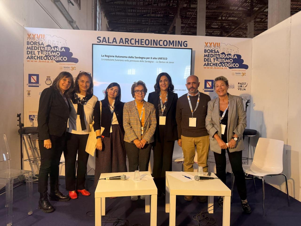 Con le domus de janas la Sardegna star della Borsa archeologica di Paestum