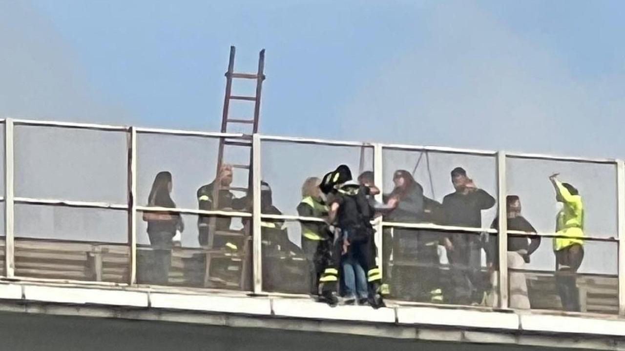 Il salvataggio a Calignaia