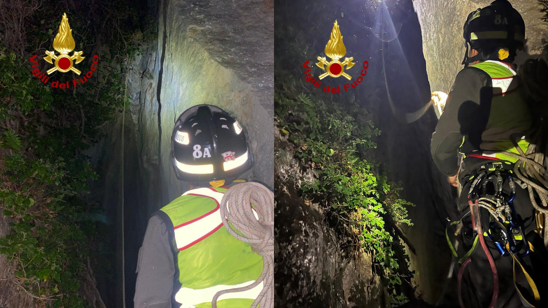 Paura nella notte, quattro escursionisti di Porto Torres bloccati su una parete di 40 metri