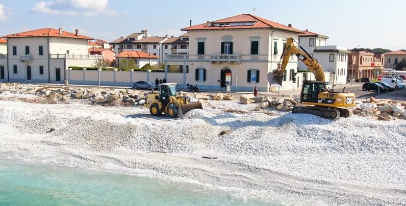 I lavori di spianatura
