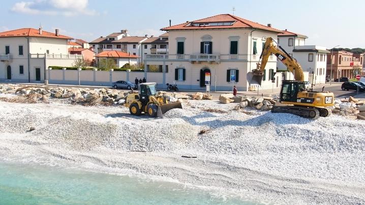 I lavori di spianatura