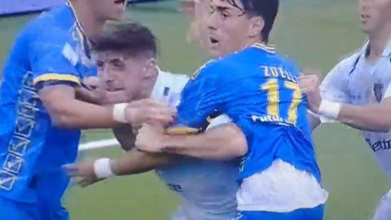 Il rigore di Zuelli (immagine da <a href="https://calvar.it/carrarese-frosinone-rigori-marinelli/">qui</a>)